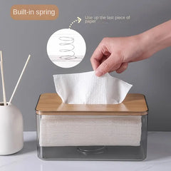 1 Pc Built-in Spring Tissue Box