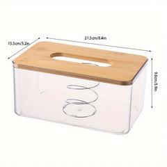 1 Pc Built-in Spring Tissue Box