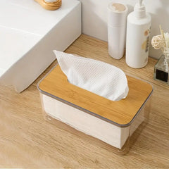 1 Pc Built-in Spring Tissue Box